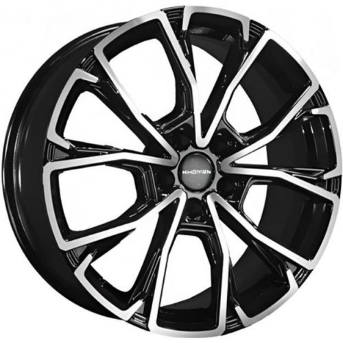 Khomen KHW 1907 7.5x19 5*108 ET47 DIA60.1 Black Литой
