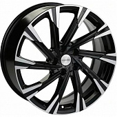 Khomen KHW 1901 7.5x19 5*108 ET47 DIA60.1 Black-FP Литой