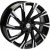 Khomen KHW 1901 7.5x19 5*108 ET36 DIA65.1 Black-FP Литой