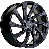 Khomen KHW 1901 7.5x19 5*108 ET33 DIA60.1 Black Литой