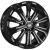 Khomen KHW 1610 6.5x16 5*108 ET50 DIA63.3 Black Литой