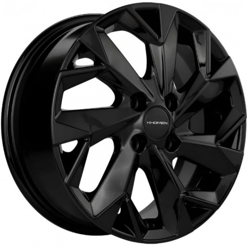 Khomen KHW 1402 5.5x14 4*100 ET46 DIA54.1 Black Литой