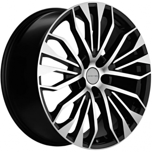 Khomen KHW 2009 8.5x20 5*120 ET30 DIA66.1 Black-FP Литой